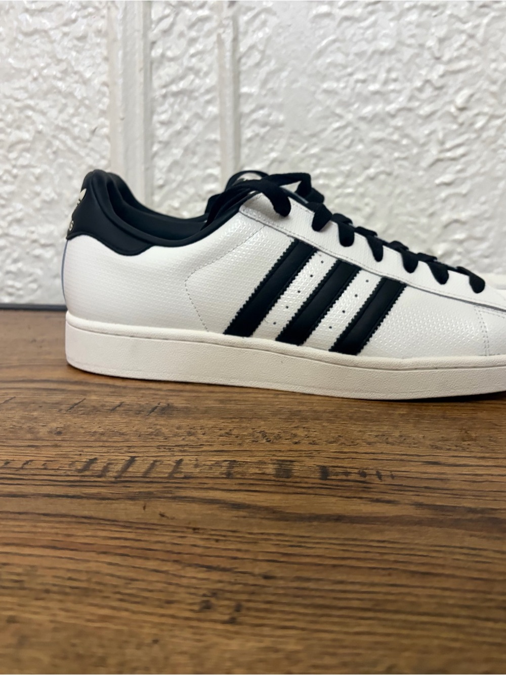 adidas White and Black Low-Top Sneakers